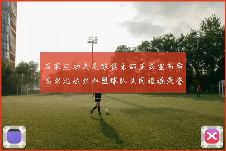 石家庄功夫足球俱乐部正式宣布希戈尔比达尔加盟球队共同追逐荣誉